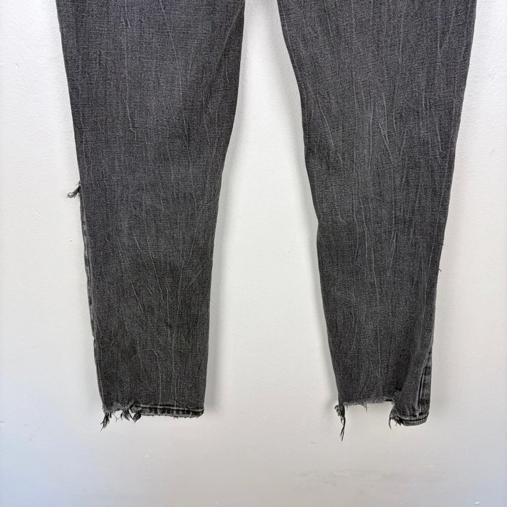 Abercrombie & Fitch Ultra High Rise Ankle‎ Straight Jeans Curve Love Black 26 R